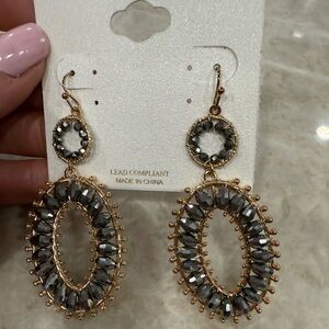 Natasha Elegant Gold  Drop Earrings